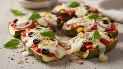 Cómo preparar lanchitas de pizza con verduras en minutos y sin masa